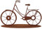 Generisch Deko Figur Edelrost Rost Metall Gartendeko Fahrrad Bike Drahtesel Velo Bicycle