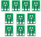 Tweovnai 100 Stück SOT23 SOT23-3 Dreh SIP3 doppelseitig SMD Drehen auf Dip Adapter Konverter Platte SOT IC Stecker PCB Karte DIY Kit