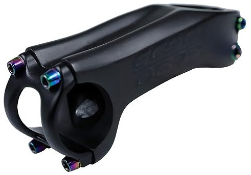 MIAOLLUN MTB Fahrrad Vorbau 31.8Mm Clamp Carbon Rennrad Lenker Vorbau, 6/17 Grad 70/80/90/100/110/120/130 Mm, Für Straße, MTB Und Kies Fahrrad,17 Degree,70mm