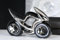 Casablanca Design Skulptur Motorrad Race 15x23cm Keramik Bike Chopper Wohnzimmer Skulpturen Deko Modern