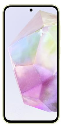 Samsung Galaxy A35 5G, Clear Cover inclusa, Smartphone Android 14, Display FHD+ Super AMOLED 6.6”, 6GB RAM e 128GB di memoria interna espandibile, Batteria 5.000 mAh, Awesome Lemon [Versione Italiana]