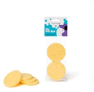 martini SPA - My Pet Spa - Disques en Cellulose, Couleur Beige, 4 unités - Fabriqué en Italie -