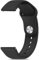 Wanme Cinturino a Sgancio Rapido 20mm 22mm, Cinturini in Silicone e Confortevole Traspirante con Fibbia Regolabile in Acciaio Inox per Smartwatch e Orologi (Nero)