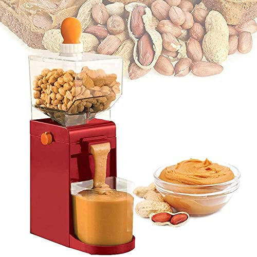 Peanut Butter Machine, Fully Automatic Food Processor, Household nut Grinding Peanut Machine, for Coffee Corn Peanut Cashews Hazelnuts