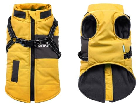 Lairle Hundemantel Winter Hundejacke Hundegeschirr Mantel Welpenmantel Jacke Weste Kleidung Kleines Hundegeschirr Hundemäntel für kleine mittelgroße Hunde