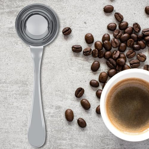 Cucchiaio Dosatore per caffè, Cucchiaio Dosatore Robusto in Acciaio Inossidabile, per Misurino per Latte in Polvere (15ml)
