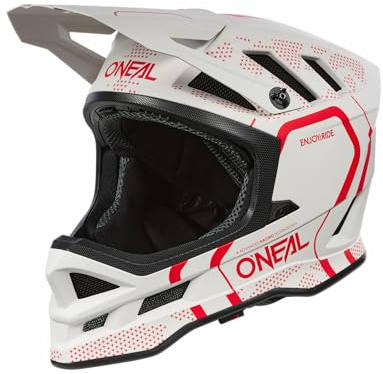 O'NEAL Blade Polyacrylite Helm Strike Weiß/Rot / Größe M