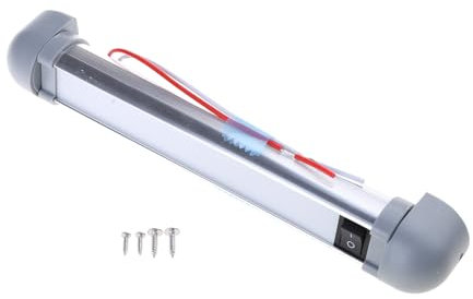 Wjsdsg LED Lampenleiste Für Wohnmobil Anhänger LKW Wohnwagen Innen Und Außenbereich 180 ° Drehbar 150 Lumen 12 V-24 V Lichtleiste Mit Schalter