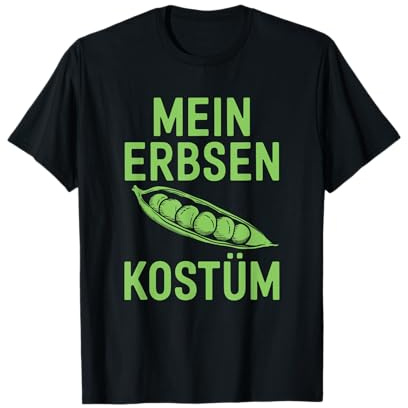 Erbsen Kostüm Gemüse Kostüm Gemüsekostüme Karneval Fasching T-Shirt