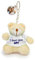 Eliphs Porte-clés ours en peluche avec photo personnalisable avec texte personnalisé, breloque en forme d'ours en peluche, pour la Saint-Valentin, la fête des mères, la fête des pères, cadeaux pour