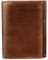 BULL GUARD RFID Genuine Leather Trifold Wallets for Men ID Window, Secret Pocket, RFID Wallet