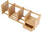 Bücherregal Riser, Wood Desktop -Bücherregal, Exciptable Desk Organizer Regal, Schreibtischlagerständer mit Schubladen Desktop -Buchorganisator Tiny Bookshelf für Home Schlafzimmerbüro
