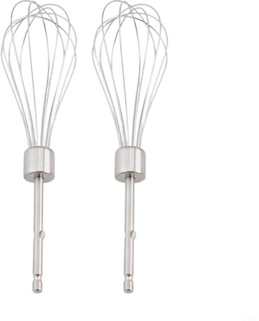 Accessori per frullatore manuale compatibili Kenwood, confezione da 2 pezzi in acciaio inox per frullini (12 vergelle*)