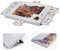1000 Teile Puzzlebrett Filz mit 6 Schubladen und Deckel, Kippbares Puzzle Board, Tragbarer Puzzletisch für Erwachsene, Ideal Gift for Puzzle Enthusiasts