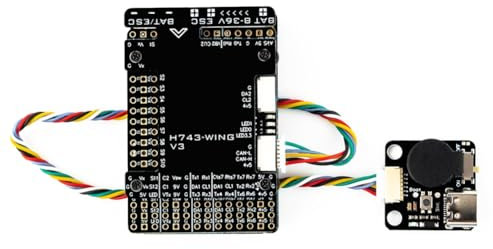 Wrtysully H743-WING V3 INAV 3-8S H743 Fixed High Precision Barometer Sensor Wing Flight Controller für RC-Drohne FPV Fixed Wing Flight Control Crossover Aircraft High Precision Barometer Sensor