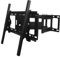 kisidus TV Wandhalterung Schwenkbar für 32-75 Zoll Flach & Curved Fernseher oder Monitor, Neigbare TV Halterung Max Gewicht 45kg, VESA 200x200 zu 600x400mm