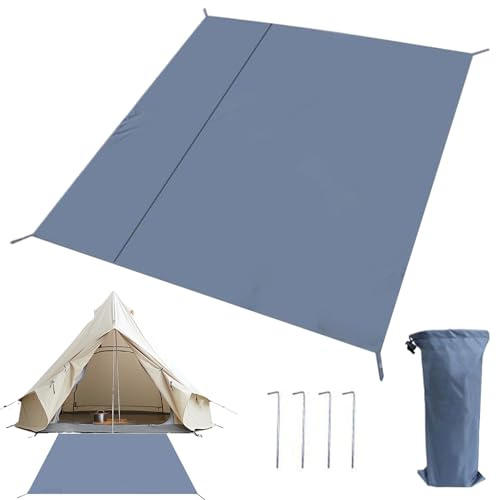 Zeltmatten für Boden | Wasserdichter Campingzelt Teppich Unterlage | Reißfestes Schlafkissen mit Aufbewahrungstasche für Zeltboden Terrasse Garten Outdoor-Aktivitäten