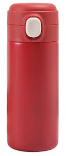 Mini Insulated Cup, Portable Pocket,304 Stainless Steel, Gift and Travel Water Bottle/10.8/14.2 Oz (Red,420ml)