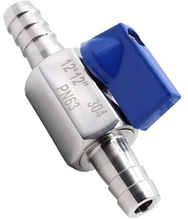 Robuster Edelstahl Absperrventile Barb Für Wasser Gasöl Brennstoffe In Industrie Und Gartenanwendungen Mechanische Geräteventile