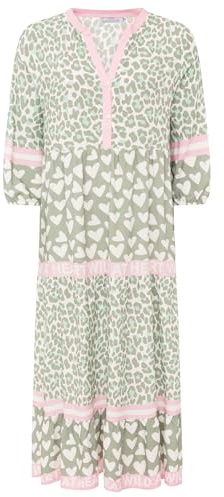 Zwillingsherz Maxikleid Damen Kleid Sommerkleid Leo Love