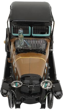 RiToEasysports Juguete de Coche Vintage, Mecanismo de Cuerda Retro Hecho a Mano en Hojalata para Colección de Adultos y Regalo de Fiesta de Cumpleaños
