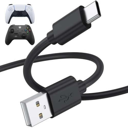 Yisica USB C Charging Cable for PS5 Controller Charger, 9.9Ft Type C Fast Charging Cord for Sony PS5 Dual Sense, Xbox Series X/Series S Controllers, Switch
