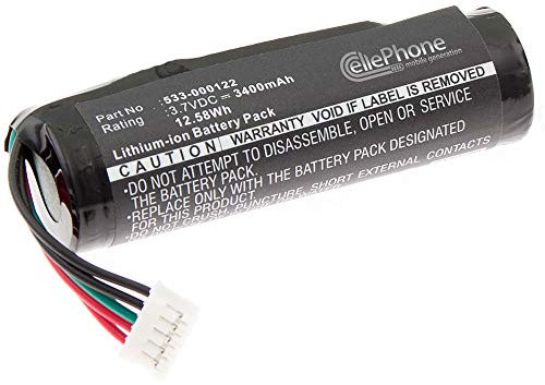cellePhone Akku Li-Ion kompatibel mit Logitech UE ROLL 2 - Ears Boom (Ersatz für 533-000122) - 3400mAh