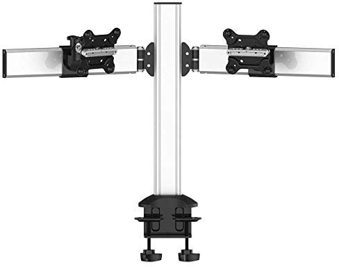 Cotytech Supporto da tavolo doppio monitor per Apple con base 2 in 1 e basso profilo (BL-AP34)
