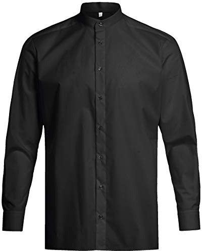GREIFF Herren Stehkragenhemd Service Blusen & Hemden 6772 Regular Fit