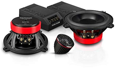 EMPHASER Monolith ECP-M5 - klangstarkes 13 cm 2-Wege Lautsprecher Komponentensystem mit 100 W RMS
