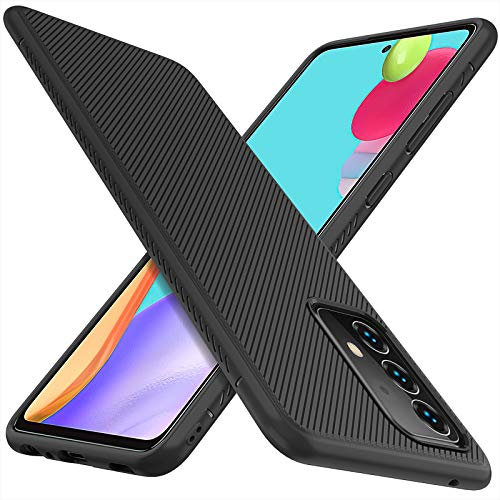 iBetter Coque Compatible avec Samsung Galaxy A52, Housse Silicone Ultra Mince, Anti-Choc, Coque TPU, Durable,Compatible avec Samsung Galaxy A52 5G Smartphone.Noir