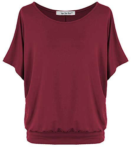 Van Der Rich ® - Oversize T-Shirt mit Fledermausärme - Damen