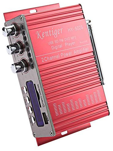 rongweiwang Kentiger HY-502S 2CH Altavoz Hi-Fi Bluetooth Super Bass USB/estéreo SD Card Jugador del Poder Amplificador Digital USB/SD Card Radio FM del Jugador