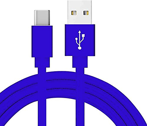 Galaxy A56 A36 / A55 / A52s 5G / A33 5G / A53 5G Nylon double Braided USB C Charger Lead Fast Charging Cable 1M High Durability Compatible for Samsung Galaxy A52s A33 A53 (BLUE)
