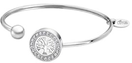 Lotus Style Armband Edelstahl Damen LS2181-2/1 Lebensbaum | Elegantes Armband, poliert mit feiner Verarbeitung 6, 1 cm, Geburtstagsgeschenk, Jahrestag, Besondere Anlässe