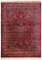 Carpeto Rugs Teppich mit Fransen Orientalisch in Rot - Wohnzimmer Schlafzimmer - Klassisch Orient Muster dicht gewebt - Kurzflor Weiche Viskose - Faser 80 x 220 cm