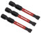 Sealey 3pc 50mm Slotted 5.5mm Impact Power Tool Bit Set - AK8227