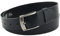 Vascavi Ledergürtel, 4 cm breit, Echtes Leder, Unisex Gürtel für Damen und Herren, MADE IN GERMANY, AM531-SL-Schwarz-95
