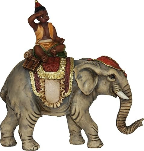 Dekoprojekt Krippenfigur JOK: Elefant mit Mohr