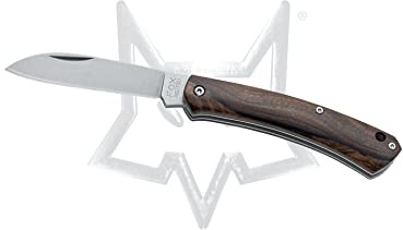 Fox Knives Nauta Slip-Joint FX-230 ZW Pocket Knife 420 Stainless and Ziricote Wood