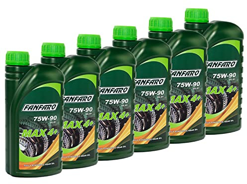 Getriebeöl Getriebe Öl FANFARO MAX 4+ 75W-90 GL-4+ Schaltung 6 X 1 Liter