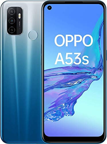 OPPO A53S - Smartphone 128GB, 4GB RAM, Dual Sim, Fancy Blue (Reconditionné)