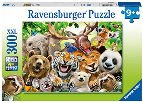 Ravensburger Exotic Animals Selfie 300 Piece Jigsaw Puzzle for Children Age 9+