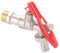 Messing 1/2 Gewinde Wasserhahn Abschließbarer Wasserhahn Home Outdoor Gartenwerkzeug Outdoor Wasserhähne Gartenhahn Garage Werkstatt Wasserhahn Ventilschloss von