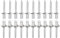DTGN 6.4mm x 12mm (DXL) Blind Rivets - 25Pack - Good for Machinery Joining - 304 Stainless Steel Dome Closed End Rivet