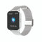 SMARTY2.0 - Smartwatch SW034F - Colore Grigio - Assistente Vocale, Chiamate Bluetooth, Modalità Sport, Resistenza all'Acqua IP68 - Cinturino in Metallo - Dimensioni 44.17 x 37.28 x 10.75 mm