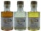 Dufte Momente Badezusatz 3 x 100ml - Ladies Night (Erdbeere, Vanille), Lemongras und Orange-Citrus - hochwertiges Badeöl in attraktiver Glasflasche mit Korkmündung