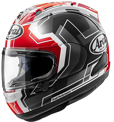 Arai RX-7V EVO JR65 Integralhelm (rot/schwarz/weiß), M (57)
