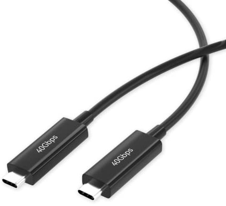 BolAAzuL Thunderbolt 3 auf Thunderbolt 3 USB 4 Kabel 2M, TB3 Kabel 40 Gbps/100W/20V/5A Lade USB C Kompatibel für 5K 60Hz 4K/60Hz Monitor, externe SSD, Docking Station, EGPU, Datenspeicher
