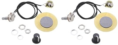 2 set Pickup Piezo Transducer Prewired Amplifier for Guitar Violin Ukulele Banjo